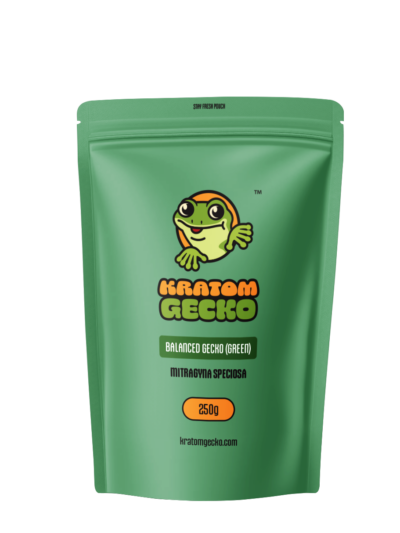 Package of 250g Balanced Green Kratom Capsules